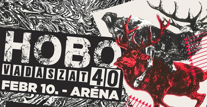 Hobo koncert 2024-ben Vadászat 40 címmel a Sportarénában - Jegyek itt!